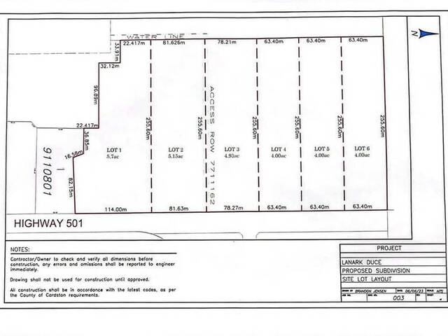 Proposed Lot #2, 501 Highway Cardston