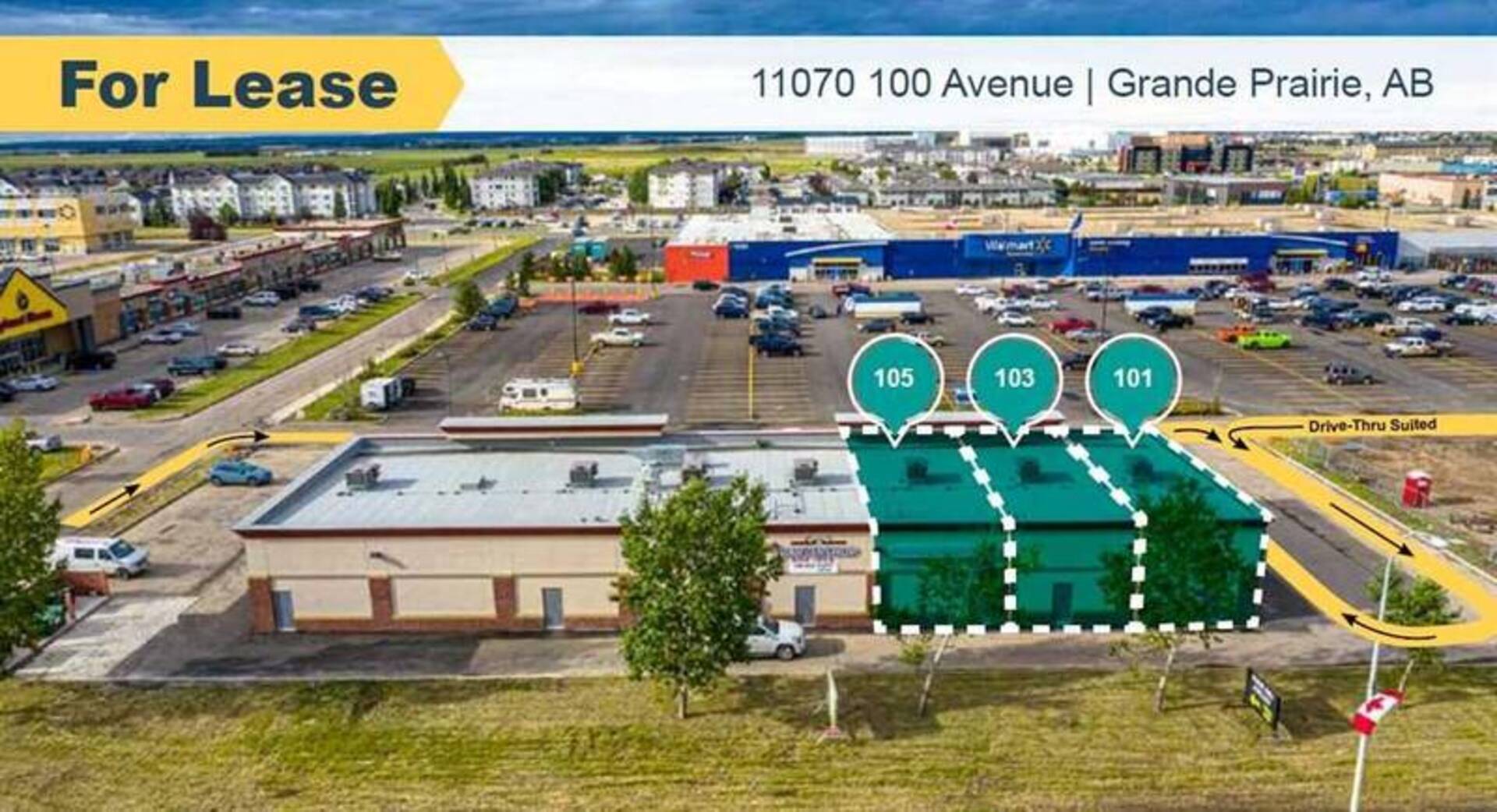 Unit 101/Unit 103, 11070 100 Avenue Grande Prairie